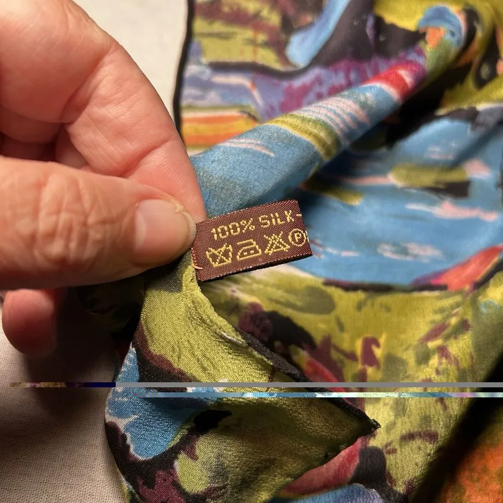 vibrant silk scarf, Wassily Kandinsky’s 